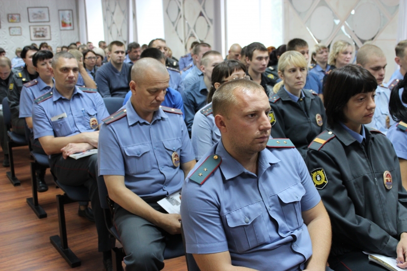 Настоятель храма посетил общее собрание личного состава УМВД Настоятель храма посетил общее собрание личного состава УМВД