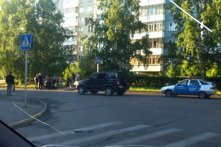 Около новой бани на пешеходном переходе сбили мужчину Около новой бани на пешеходном переходе сбили мужчину