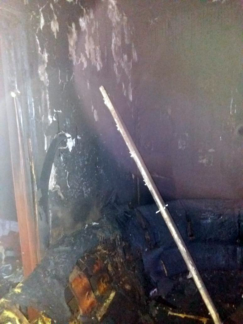 7 января в жилом доме на улице Победы произошел пожар 7 января в жилом доме на улице Победы произошел пожар