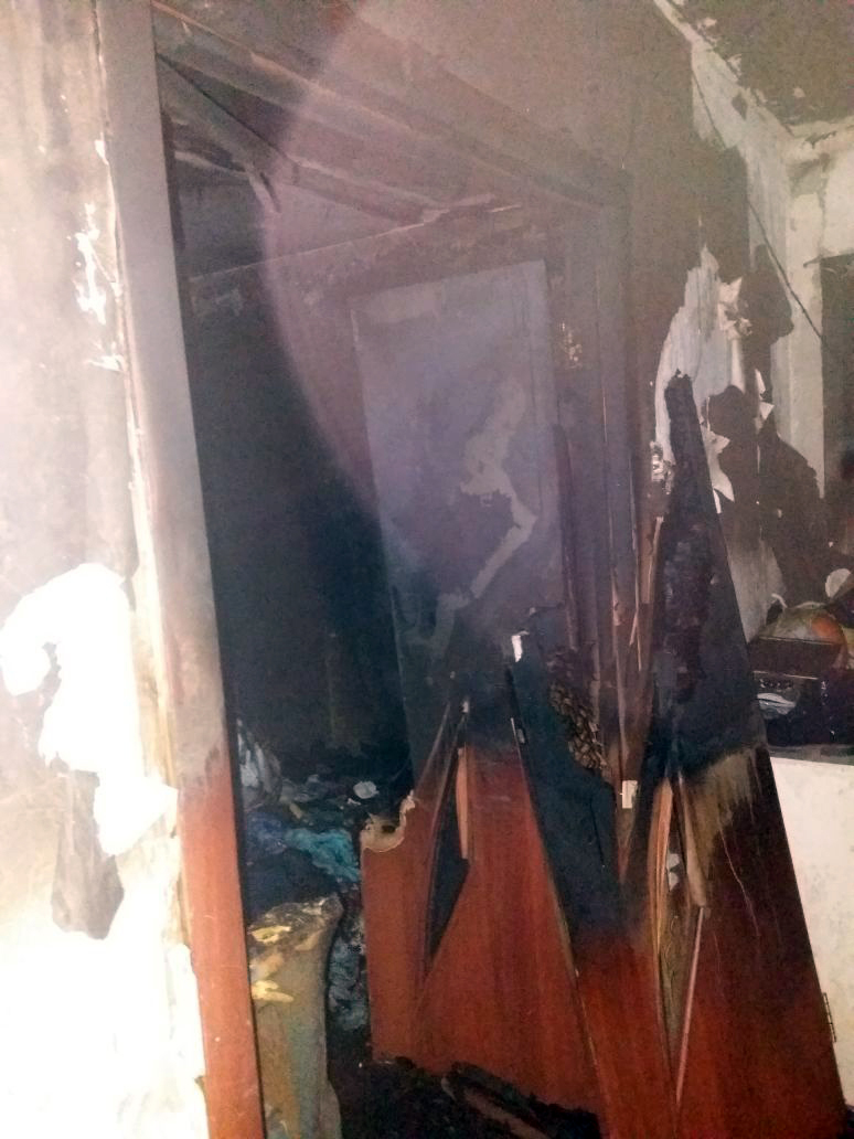 7 января в жилом доме на улице Победы произошел пожар 7 января в жилом доме на улице Победы произошел пожар