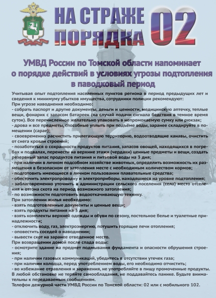 Памятка для граждан, чье жилье находится в зоне затопления в период весеннего половодья Памятка для граждан, чье жилье находится в зоне затопления в период весеннего половодья