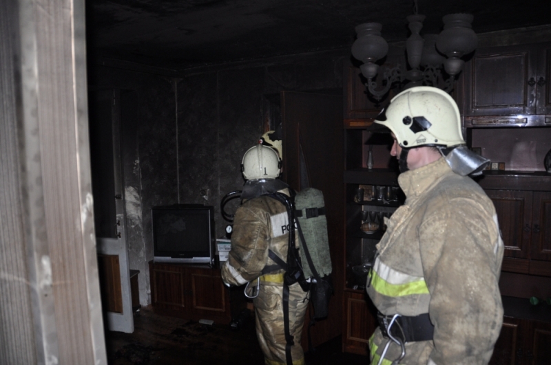 При пожаре в квартире спасён мужчина-инвалид При пожаре в квартире спасён мужчина-инвалид