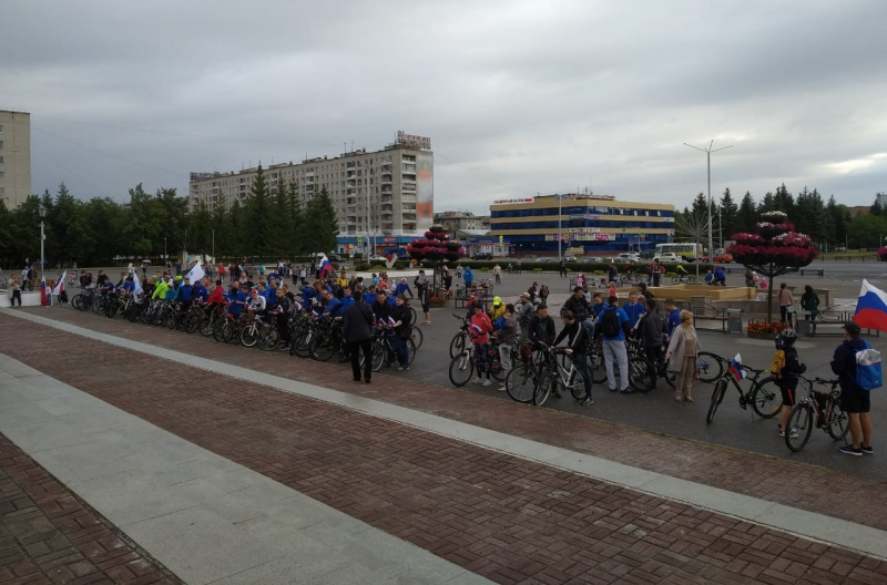 Полицейские приняли участие в проведении велопробега Полицейские приняли участие в проведении велопробега