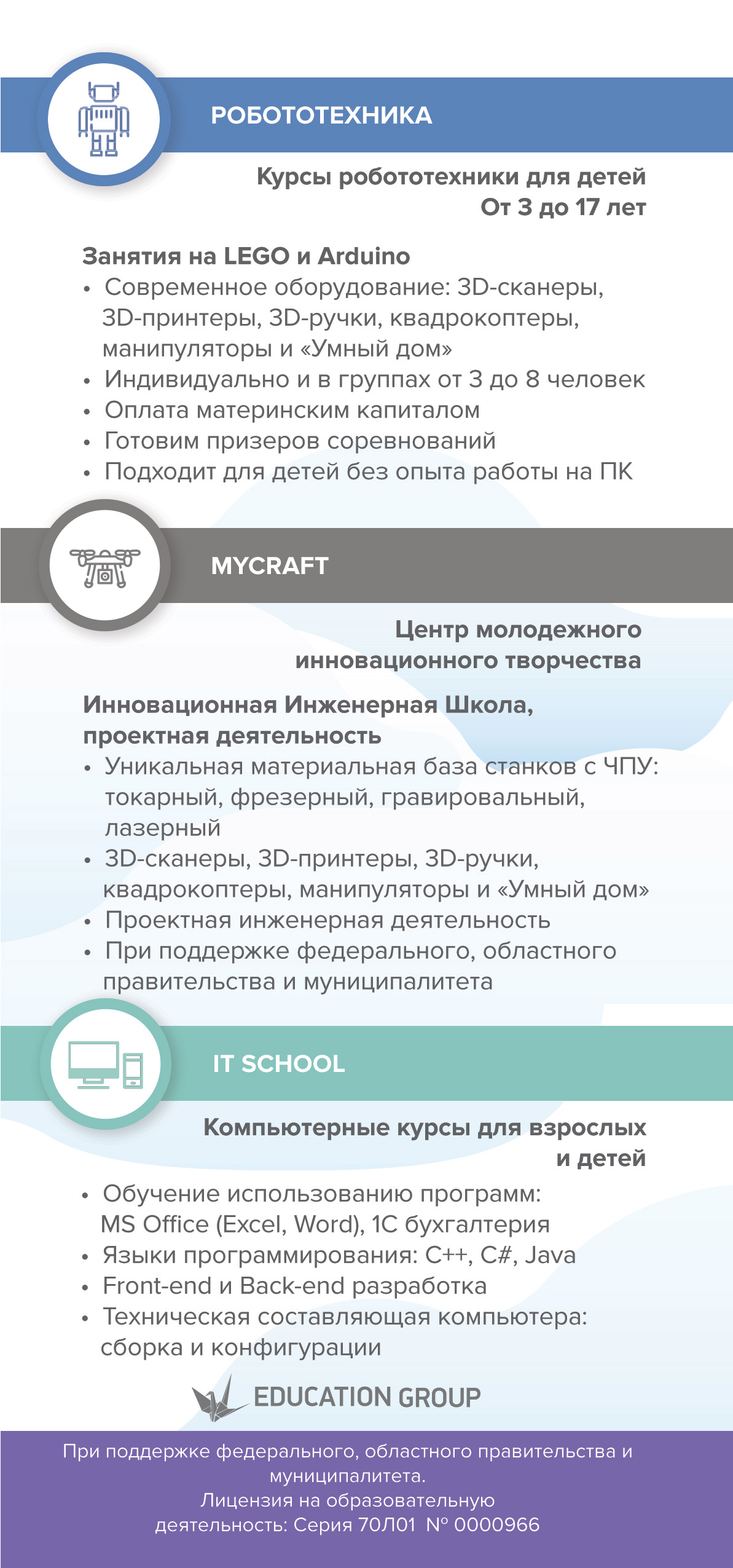 Приглашаем ребят принять участие в образовательных мастер-классах! Приглашаем ребят принять участие в образовательных мастер-классах!