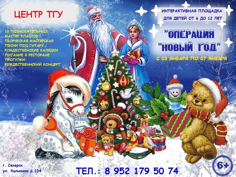 Центр Талантливых Гениальных Умных открыл набор на новогоднюю площадку "Операция Новый год" Центр Талантливых Гениальных Умных открыл набор на новогоднюю площадку "Операция Новый год"