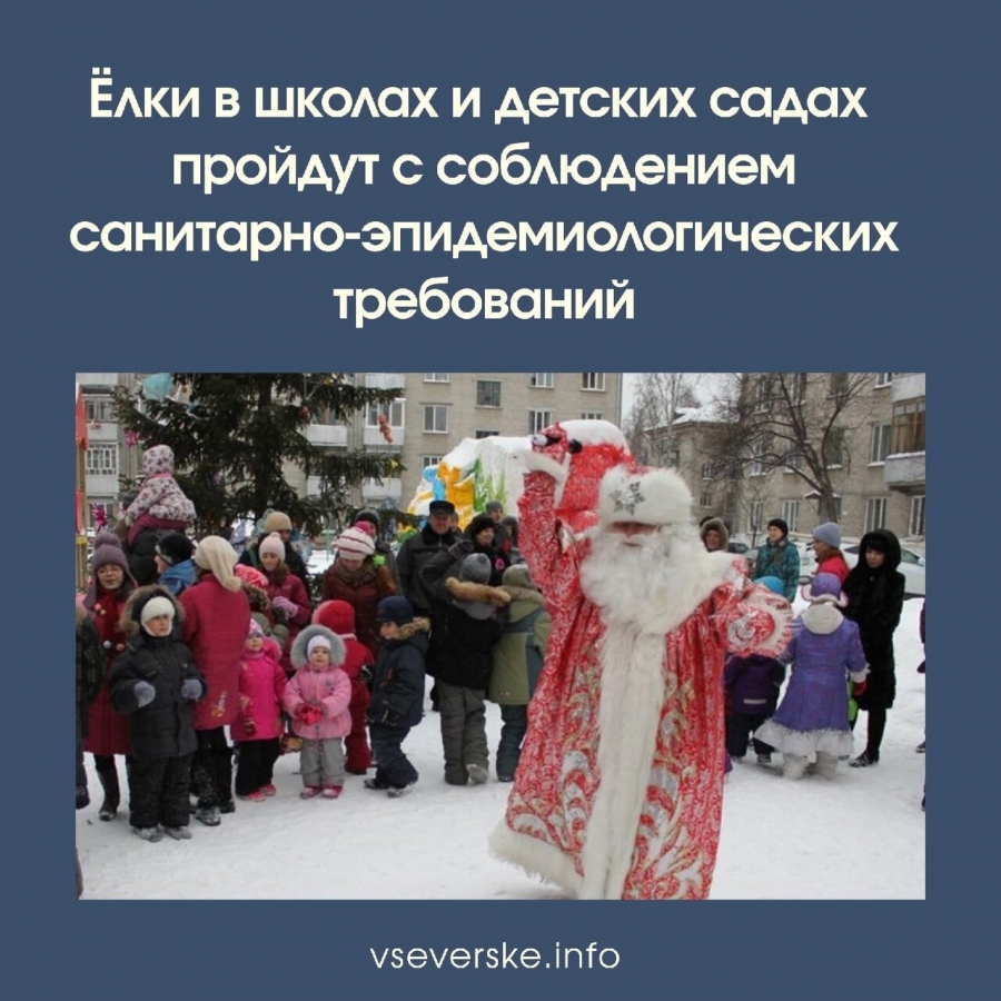 Ёлки в школах и детских садах Томской области пройдут с соблюдением санитарно-эпидемиологических требований Ёлки в школах и детских садах Томской области пройдут с соблюдением санитарно-эпидемиологических требований