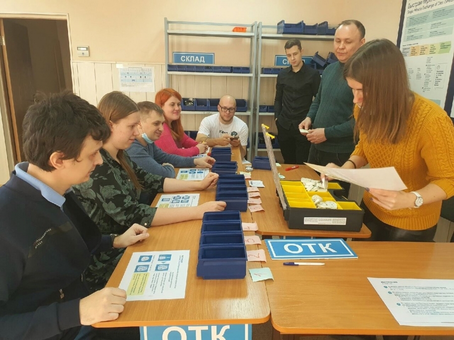 Студенты познакомились с производственной системой «Росатом» Студенты познакомились с производственной системой «Росатом»